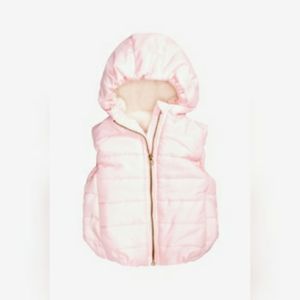 First Impressions Peachy Pink Puffer Vest